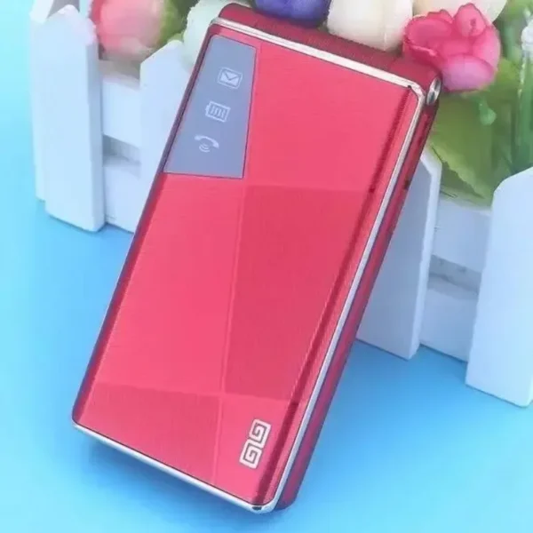 Téléphone portable à rabat à gros bouton poussoir pour personnes âgées, 2.8 pouces, double carte Sim, téléphone portable MP3, torche FM sans fil, 4050 mAh, téléphone portable à clapet – Image 2