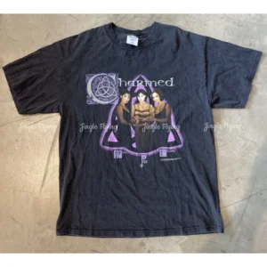 Vintage 2000 Charmed émission de télévision Promo T-Shirt hommes T-Shirt L raisin T-Shirt sorcières horreur RARE