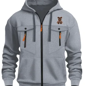 Mode décontractée noir gris bleu Zip Hip Hop vêtements de sport sweat hommes/femmes maison d'édition hommes à capuche promo streetwear promo