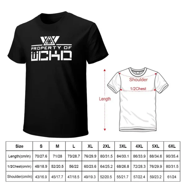 WCKD T-Shirt chemises de mode T-shirts homme T-Shirt graphique T-shirts pour hommes coton – Image 6