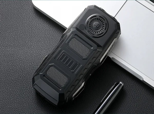 Téléphone portable robuste à bouton poussoir, 2.4 pouces, double Sim, Bluetooth, double lampe de poche, MP3 FM, grand klaxon, 2400MAH, anti-poussière, antichoc – Image 6
