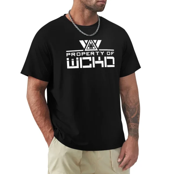 WCKD T-Shirt chemises de mode T-shirts homme T-Shirt graphique T-shirts pour hommes coton – Image 3