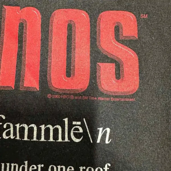 T-Shirt Torsadé Vintage de la Famille Sopranos, Rare Y2K, HBO, 2000 – Image 6